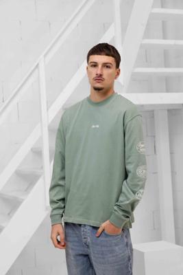Pure Path Wasteland Patches Longsleeve T-Shirt Heren Lichtgroen - Maat L - Kleur: Lichtgroen | Soccerfanshop
