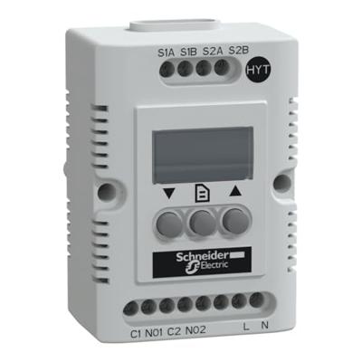 Schneider Electric Thermostaat voor schakelkast NSYCCOHYT120VID 140 V/AC (l x b x h) 44 x 56 x 85 mm 1 stuk(s)