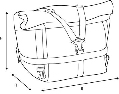 OXFORD achtertas "atlas t advanced atlas t-10 advanced tourp. grey/sw