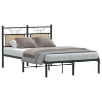 Bedframe zonder matras hout sonoma eikenkleurig 120x190 cm - thumbnail