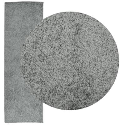 VidaXL Vloerkleed pamplona shaggy hoogpolig modern 80x250 cm groen