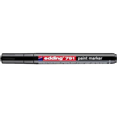 Paintmarker edding 791 alcoholbasis 1-2mm zwart Paintmarker edding 791 alcoholbasis 1-2mm zwart