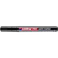 Paintmarker edding 791 alcoholbasis 1-2mm zwart - thumbnail