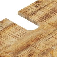 Wastafelkast 62x33x58 cm massief mangohout en bewerkt hout - thumbnail