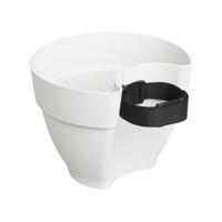 Elho Vibia campana regenpijpbakje 22cm Wit - thumbnail