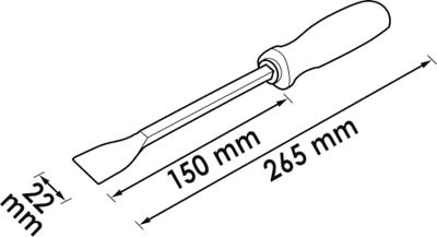 Vigor V1213 Schraapstaal