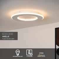 Lucide AXELLE - Plafonnière - Ø 39,6 cm - LED 3 StepDim - 1x24W 2700K - Wit - thumbnail