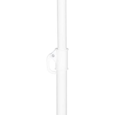 VidaXL Strandparasol met zijwanden 215 cm blauw