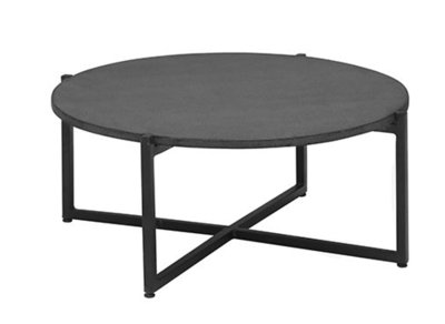 Apple Bee | Koffietafel Soul Ø 74 x 30 cm | Lava-Black