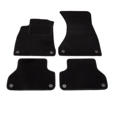 Automatten op maat - zwart stof - Audi A4 B9 vanaf 2016 Automatten op maat - zwart stof - Audi A4 B9 vanaf 2016