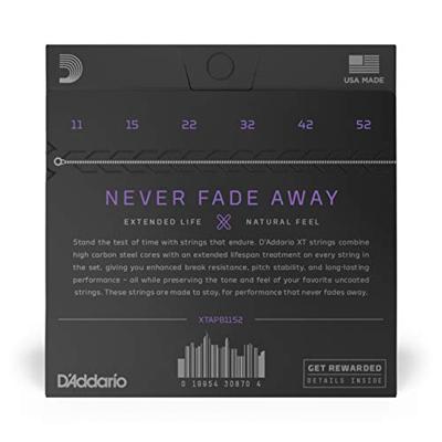 D'Addario XTAPB1152 Phosphor Bronze Custom Light 11-52 D'Addario XTAPB1152 Phosphor Bronze Custom Light 11-52
