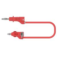 Electro PJP 2117-CD1-100R Meetsnoer Bananenstekker Bananenstekker 1.00 m Rood 1 stuk(s) - thumbnail