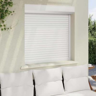 Rolluik 100x100 cm aluminium wit