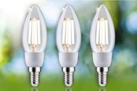 Paulmann 29133 LED-lamp Energielabel A (A - G) E14 2.5 W Warmwit (Ø x h) 35 mm x 113 mm 3 stuk(s) - thumbnail