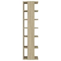 Schoenenkasten 2 st 27,5x27x102 cm sonoma eikenkleurig - thumbnail