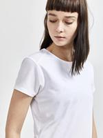Craft 1908767 Adv Essence Ss Slim Tee Wmn - White - S - thumbnail