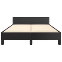 Bedframe zonder matras 120x190 cm kunstleer zwart - thumbnail