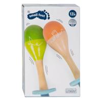 Small Foot - houten maracas groovy beats - thumbnail