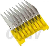 Opzetkam 1854 metaal, geel 16mm - thumbnail