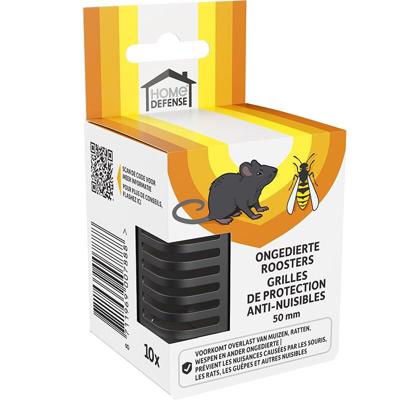 KB Stootvoegrooster RVS 50mm - 10 stuks