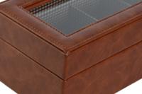 Doos-Juwelenkistje Home ESPRIT Bruin Kristal 33 x 11,5 x 9 cm - thumbnail