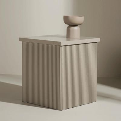 Nohr Vierkante Bijzettafel 'Mistina' 40 x 40cm, kleur Beige