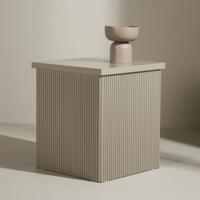 Nohr Vierkante Bijzettafel 'Mistina' 40 x 40cm, kleur Beige - thumbnail