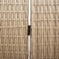 Kamerscherm Beige 146 x 200 cm poly rattan - thumbnail