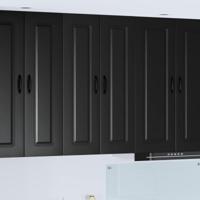 Keukenkast Kalmar Zwart 60 x 31 x 100 cm Bewerkt hout - thumbnail