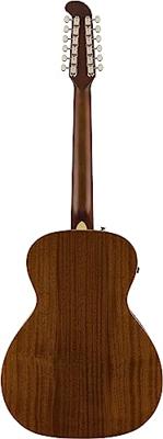 Fender Villager 12-String Aged Natural WN Tortoiseshell Pickguard 12-snarige elektrisch-akoestische westerngitaar met gigbag - thumbnail