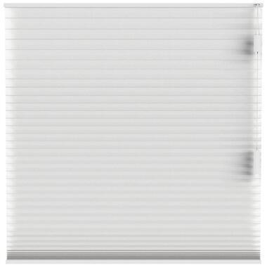Fenstr plisségordijn Montreal dubbel 25mm verduisterend - wit (10329)