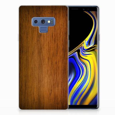 Samsung Galaxy Note 9 | Bumper Hoesje | Donker Hout