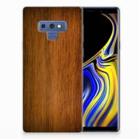 Samsung Galaxy Note 9 | Bumper Hoesje | Donker Hout - thumbnail