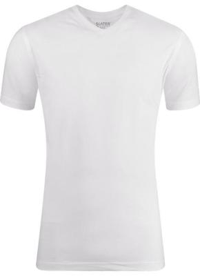 Slater Basic T-Shirt V- neck White Two Pack (art 3500)