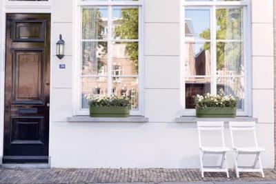 Elho Greenville Trough Long kunststof bloembak 50 cm blad groen Elho Greenville Trough Long kunststof bloembak 50 cm blad groen