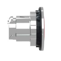 Schneider Electric ZB4FA4 ZB4FA4 Terugstelbaar (Ø) 30.5 mm Zonder markering Chroom, Rood 1 stuk(s) - thumbnail