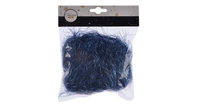 Lamettahaar Gestanst Blauw