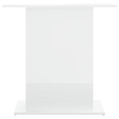 VidaXL Aquariumstandaard 75x36x72,5 cm bewerkt hout hoogglans wit - thumbnail