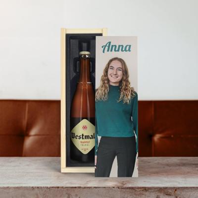 Bier in bedrukte kist - Westmalle Tripel