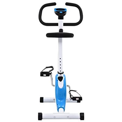 VidaXL Hometrainer met bandweerstand blauw VidaXL Hometrainer met bandweerstand blauw