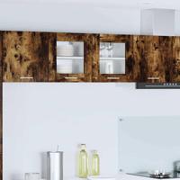 Hangkast Riga 2 pcs Gerookt eiken 40 x 31 x 40 cm Bewerkt hout - thumbnail