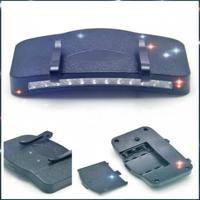 11 LED Clip op Cap licht wit zaklamp Camping Clip-On Pet/hoed licht Lamp fietsen wandelen Camping Cap licht - thumbnail