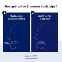 Snoreeze Tegen Snurken 14 Keelstrips - thumbnail