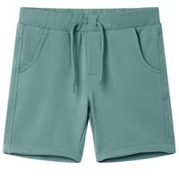 VidaXL Kindershorts met trekkoord 140 oudpetrol - thumbnail