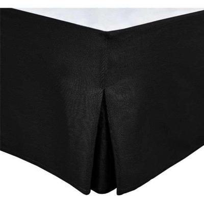 Boxspringhoes - HOME LINGE PASSION - 180 x 200 cm + 30 cm - Zwart