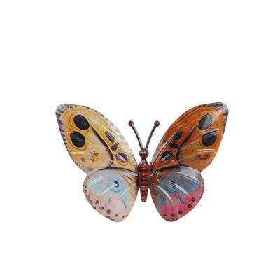 Wandversiering Monarch S multicolor metaal 24x1x16,5cm