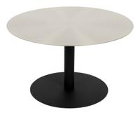 Zuiver Ronde Salontafel 'Snow' Staal, 60cm, kleur Zilver - thumbnail