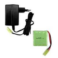 Accu & lader voor oa. Torro T34, Tiger 1 en M-ATV (1219908041) - thumbnail