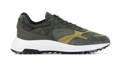 Hogan Heren Sneakers in Nubuck (Groen)