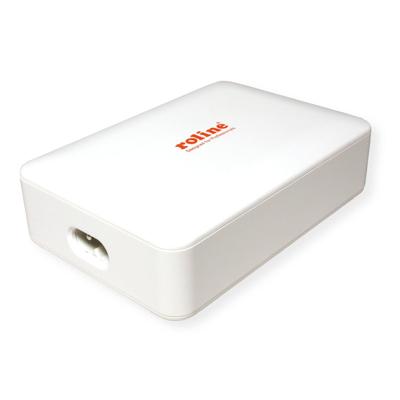 ROLINE USB Oplader, 6 Poorts (4x USB-A, 1x USB-C, 1x USB-A QC3.0), max. 60W